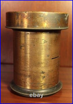 Antique Brass Photo Lens Voigtlander No. 5 Old Vintage Camera 1884