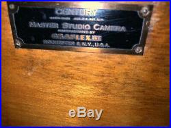 Antique Century Graflex Master Studio Camera, Stand, Paris Dorlon Lens
