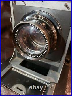 Antique Graflex RB Series D Folding Camera Curtain Aperture Anastigmat f4.5 Lens