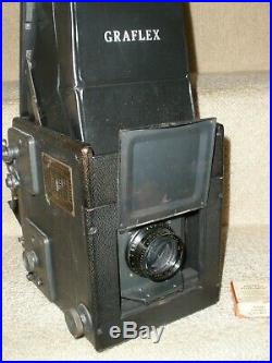 Antique Graflex Series B Camera Curtain Aperture Kodak Anastigmat F-4.5 Lens