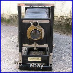 Antique Improved Seneca View 5x7 Camera with R&J Beck 8.25 f/5.8 Isostigmar Lens