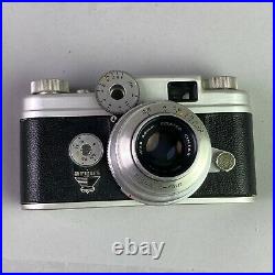 Argus C-4 Geiss modified 35mm film Camera with interchangeable Enna Werk lens