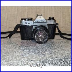 Asahi Pentax K1000 35mm Film Camera with 50mm Lens & Case SLR Vintage