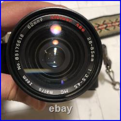 Asahi Pentax K1000 SLR Vintage Camera w 62mm Albinar ADG Lens Strap Cover Tested