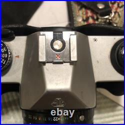 Asahi Pentax K1000 SLR Vintage Camera w 62mm Albinar ADG Lens Strap Cover Tested