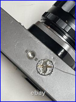 Asahi Pentax Spotmatic 35mm Film Camera Super-Takumar 50mm f/1.4 Lens + Case