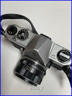 Asahi Pentax Spotmatic 35mm Film Camera Super-Takumar 50mm f/1.4 Lens + Case