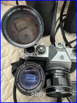 Asahi Pentax Spotmatic SLR Camera with 3 Lenses. FREE SHIPPING Asahi Pentax Spotmatic SLR Camera with 3 Lenses. FREE SHIPPING