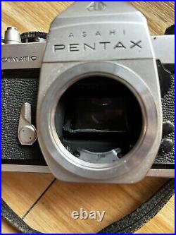 Asahi Pentax Spotmatic SP II 35mm Camera w. 28mm F2.8 Lens. Vintage film camera