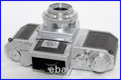 Asahiflex Ia early Japanese SLR camera. Takumar 50mm f3.5 lens. Circa 1953. MINT