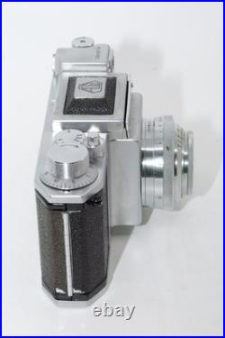 Asahiflex Ia early Japanese SLR camera. Takumar 50mm f3.5 lens. Circa 1953. MINT