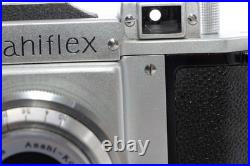 Asahiflex Ia early Japanese SLR camera. Takumar 50mm f3.5 lens. Circa 1953. MINT