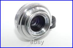 Asahiflex Ia early Japanese SLR camera. Takumar 50mm f3.5 lens. Circa 1953. MINT