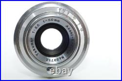 Asahiflex Ia early Japanese SLR camera. Takumar 50mm f3.5 lens. Circa 1953. MINT