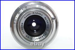 Asahiflex Ia early Japanese SLR camera. Takumar 50mm f3.5 lens. Circa 1953. MINT