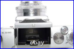 Asahiflex Ia early Japanese SLR camera. Takumar 50mm f3.5 lens. Circa 1953. MINT