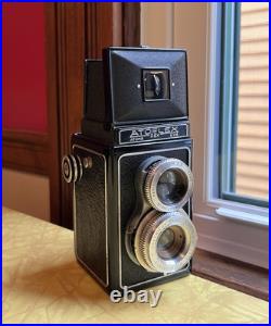 Atoms Atoflex Rex TLR Film Camera 6x6 with 75mm 4.5 Lens Made in France