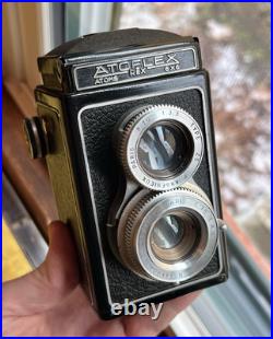 Atoms Atoflex Rex TLR Film Camera 6x6 with 75mm 4.5 Lens Made in France