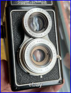 Atoms Atoflex Rex TLR Film Camera 6x6 with 75mm 4.5 Lens Made in France