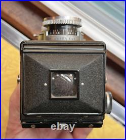 Atoms Atoflex Rex TLR Film Camera 6x6 with 75mm 4.5 Lens Made in France