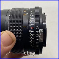 Auto Zeniton for Nikon F Mount 28mm 12.8 Vintage Camera lens TESTED Clean RARE