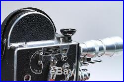 BOLEX H-16 NON REFLEX 16MM MOVIE FILM CAMERA With LENSES LYTAR 25mm, ELITAR 17mm