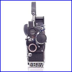 BOLEX H16 REX-5 16MM Film Camera + 25mm Lens + Change Bag + Case, Clean Working