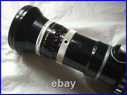 BOLEX H16 SBM 16mm Movie Camera & KERN VARIO-SWITAR F=16-100mm BOLEX H16RX Lens