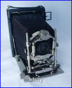 Bausch & Lomb UNICUM Voigtlander Collinear III 120mm Lens Antique Folding Camera