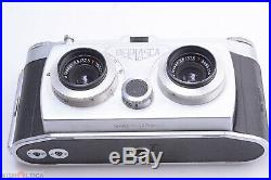 Belca Veb Belplasca 35mm Stereo Camera 37.5mm 3.5 Zeiss T Tessar 1q Lenses