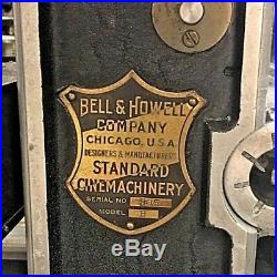 Bell & Howell 2709 B 35mm Camera Hand Cranked Lenses, Tripod, Finder more S/N905