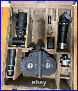 Bell & Howell 35mm WWII Eyemo Bomb Spotter Cine Movie Camera original with5 lenses