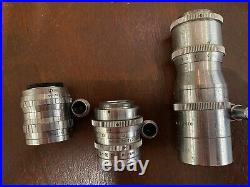 Bell howell 16 mm camera with 3 lenses