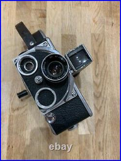 Bolex 16mm camera with 1.4 25mm lens switar
