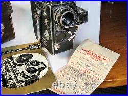 Bolex H16 Deluxe non-reflex 16mm Movie Camera with 25mm f1.4 Switar Lens, Case