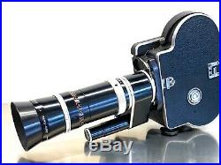 Bolex H16 REX Camera withKern Paillard Vario-Switar 18-86mm f/2.5 Lens and Case