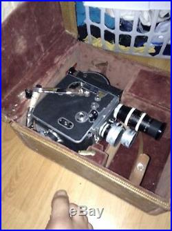 Bolex H16 Reflex 16mm Camera with case, 4 lenses & accessories, GREAT Condition