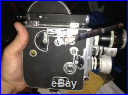 Bolex H16 Reflex 16mm Camera with case, 4 lenses & accessories, GREAT Condition