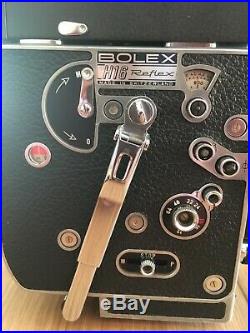 Bolex H16 Reflex RX5 + aluminium case, Lens Kern Vario-Switar 18-86mm RX red OE