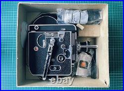Bolex H16 Reflex Rex-1 16mm Film Camera + 2 Lens Kern Switar Rare Gift With Case