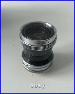 Bolex H16 Reflex Rex-1 16mm Film Camera + 2 Lens Kern Switar Rare Gift With Case