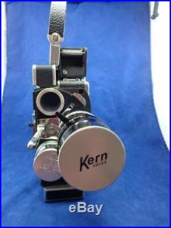 Bolex H16 Reflex Rex-5 16MM Movie Camera with2 Lenses & 13X Viewfinder Excellent