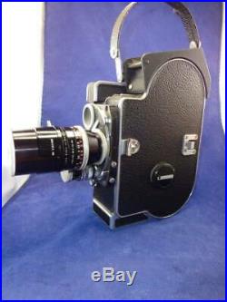 Bolex H16 Reflex Rex-5 16MM Movie Camera with2 Lenses & 13X Viewfinder Excellent