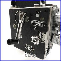 Bolex H8 H-8 (1941) 8mm Movie Film Camera with 3 Lens Fully Working S8-2176