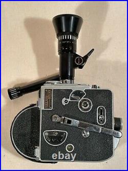 Bolex H8 Movie Camera with Som Berthiot 8-40mm f1.9 Zoom lens and Viewfinder