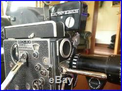 Bolex Paillard H16 Reflex Camera with PISTOL GRIP, LIGHT METER & ZOOM LENS