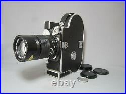 Bolex Rex-4 16mm Movie Camera! Canon Lens, Rex-o-fader! Tested Ready To Film