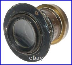 Brass Portrait Lens Vintage Film Photography Plate Bellows Camera