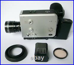 Braun Nizo 560 Super 8 Camera + close-up lens- all serviced, tested and working