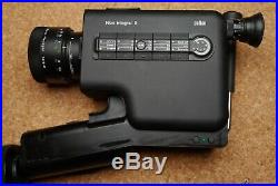 Braun Nizo integral 5 super8 movie camera f1.2/ 8 40mm lens +accessories